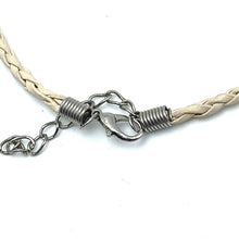 Natural Garnet Gemstone 10mm Drop Shape Pendant With White Twisted Cord Necklace Known For Passion Vitality