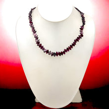 Natural Garnet Handmade Smooth Plain Fish Shape Gemstone Beaded 15.9’’ Necklace Jewelry - Necklace
