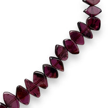 Natural Garnet Handmade Smooth Plain Fish Shape Gemstone Beaded 15.9’’ Necklace Jewelry - Necklace