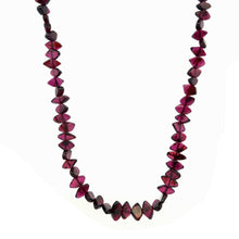 Natural Garnet Handmade Smooth Plain Fish Shape Gemstone Beaded 15.9’’ Necklace Jewelry - Necklace