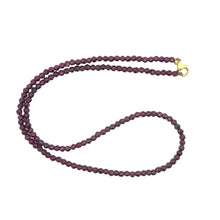 Natural Garnet Hexagon Facet Bead Gemstone Necklace Jewelry