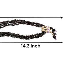 Natural Garnet Pearl Amethyst Birthstone Handmade Necklace