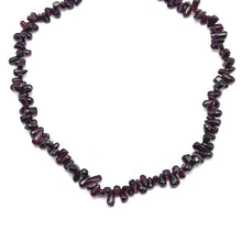 Natural Garnet Smooth Drop Plain Gemstone Beaded 14.8’’ Necklace Handmade Deep Red Jewelry - Necklace