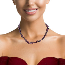Natural Garnet Smooth Drop Plain Gemstone Beaded 14.8’’ Necklace Handmade Deep Red Jewelry - Necklace