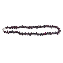 Natural Garnet Smooth Drop Plain Gemstone Beaded 14.8’’ Necklace Handmade Deep Red Jewelry - Necklace