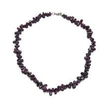 Natural Garnet Smooth Drop Plain Gemstone Beaded 14.8’’ Necklace Handmade Deep Red Jewelry - Necklace