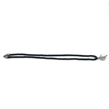 Natural Howlite Gemstone 16mm Ball With Black Twisted Cord Pendant Necklace Best Known For Peaceful Sleep And Calming