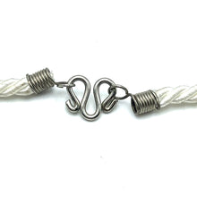 Natural Howlite Gemstone 16mm Ball With White Twisted Cord Pendant Necklace Known For Calmness Patience And Relaxation
