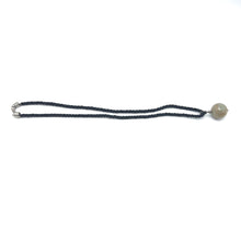 Natural Jasper Ball Gemstone 20mm With Black Twisted Cord Pendant Necklace Known For Strength Protection And Earth