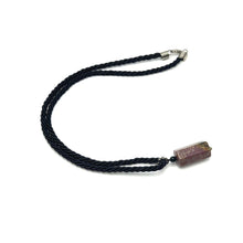 Natural Jasper Gemstone 25mm Hexagon Shape With Black Twisted Cord Pendant Necklace Known For Grounding Protection