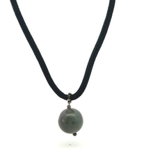 Natural Jasper Pendant 20mm Ball Gemstone Twisted Cord Protection Unisex Necklace Stone Known for Protection - Necklace
