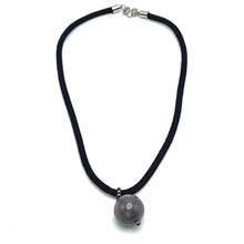 Natural Jasper Pendant 20mm Ball Gemstone Twisted Cord Protection Unisex Necklace Stone Known for Protection - Necklace