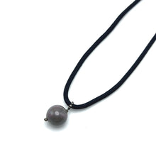 Natural Jasper Pendant 20mm Ball Gemstone Twisted Cord Protection Unisex Necklace Stone Known for Protection - Necklace
