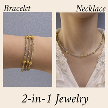 Natural Labradorite | 925 Sterling Silver | Faceted Rondelle Beaded Necklace with Gold Charms | 4mm | VVS1 Clarity | 18