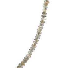 Natural Labradorite Rondelle Facet Bead Gemstone Necklace Jewelry