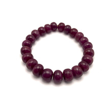 Natural Lustrous Ruby Bracelet | Smooth 9–11mm Rondelle Beads 23 Pcs 191.95 Carats | Burgundy Red VVS Clarity | High