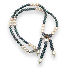 Natural Multi Tourmaline Pearl Peridot Birthstone Necklace Jewelry