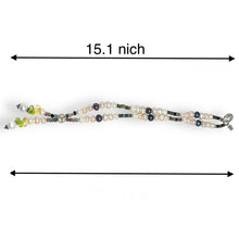 Natural Multi Tourmaline Pearl Peridot Citrine Unique Necklace Jewelry