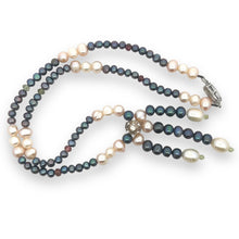 Natural Multi Tourmaline Pearl Peridot Plain Ball Handmade Necklace Jewelry