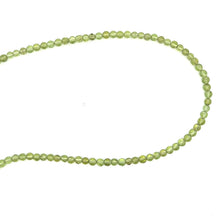 Natural Peridot 4mm Plain Ball Gemstone Necklace Jewelry