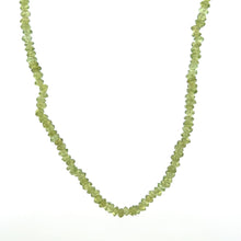 Natural Peridot Gemstone Necklace | Rondelle 5mm Faceted Cut Gemstone Beads | 15.5 Inch August Birthstone Jewelry