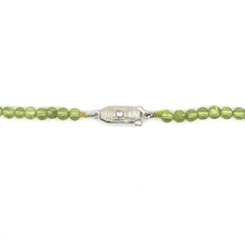 Natural Peridot Gemstone Necklace | Round 4mm Smooth Plain Gemstone Beads | 15 Inch August Birthstone Jewelry - Necklace