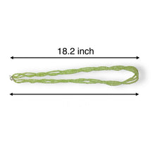 Natural Peridot Rondelle Facet Bead Gemstone Necklace Jewelry