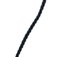 Natural Rhodonite Vertical Bar Gemstone 40mm with Black Twisted Cord Pendant Necklace - Necklace