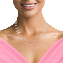 Natural Rose Quartz Drop Necklace | Briolette Cut Gemstone Beads | 15.5 Inch Jewelry for Women - Necklace