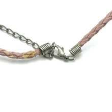 Natural Rose Quartz Pendant 10mm Drop Shape Gemstone With Light Pink Twisted Cord Necklace Symbol Of Love Compassion