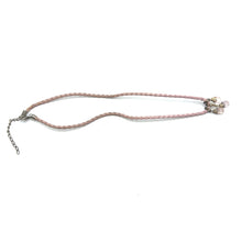Natural Rose Quartz Pendant 10mm Drop Shape Gemstone With Light Pink Twisted Cord Necklace Symbol Of Love Compassion