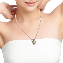 Natural Rose Quartz Pendant 10mm Drop Shape Gemstone With Light Pink Twisted Cord Necklace Symbol Of Love Compassion