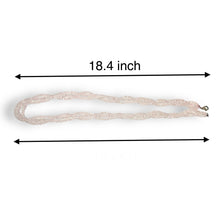 Natural Rose Quartz Rondelle Facet Bead Gemstone Necklace Jewelry