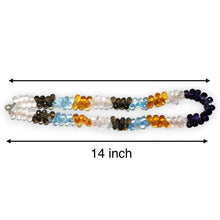 Natural Rose Quartz Smoky Quartz Swiss Blue Topaz Citrine Amethyst Gemstone Necklace