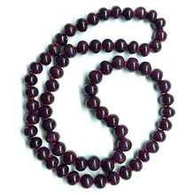 Natural Ruby Beaded Necklace | Rondelle Smooth 10-11mm Beads 69 Pcs 804.01 Carats | Crimson Red VVS Clarity | 25.4 Inch