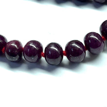 Natural Ruby Beaded Necklace | Rondelle Smooth 10-11mm Beads 69 Pcs 804.01 Carats | Crimson Red VVS Clarity | 25.4 Inch