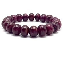 Natural Ruby Bracelet | Smooth 10-12mm Rondelle Beads 21 Pcs 230.60 Carats | Crimson Red VVS Clarity | For Her Precious