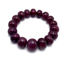 Natural Ruby Bracelet | Smooth 11–15mm Rondelle Beads 17 Pcs 323.25 Carats | Crimson Red VVS Clarity | Stretchable