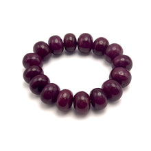 Natural Ruby Bracelet | Smooth 15–16mm Rondelle Beads 16 Pcs 486.30 Carats | Crimson Red VVS Clarity | Precious
