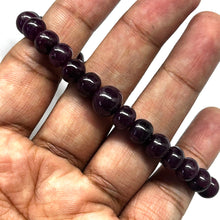 Natural Ruby Bracelet | Smooth 5–9mm Rondelle Beads 33 Pcs 88.75 Carats | Scarlet Red VVS Clarity | July Birthstone
