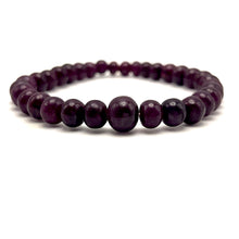 Natural Ruby Bracelet | Smooth 5–9mm Rondelle Beads 33 Pcs 88.75 Carats | Scarlet Red VVS Clarity | July Birthstone