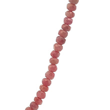 Natural Ruby Necklace | Rondelle 4mm Faceted Cut Gemstone Beads | 14.2 Inch July Birthstone Jewelry - Necklace