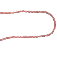 Natural Ruby Necklace | Rondelle 4mm Faceted Cut Gemstone Beads | 14.2 Inch July Birthstone Jewelry - Necklace