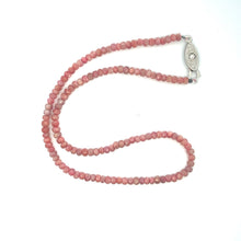 Natural Ruby Necklace | Rondelle 4mm Faceted Cut Gemstone Beads | 14.2 Inch July Birthstone Jewelry - Necklace