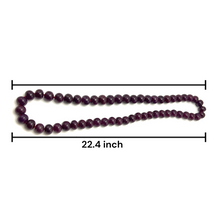 Natural Ruby Necklace | Smooth 11-14mm Rondelle Beads 54 Pcs 912.50 Carats | Crimson Red VVS Clarity | 22.4 Inch Luxury