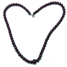 Natural Ruby Necklace | Smooth 7–13mm Rondelle Beads 81 Pcs 405.55 Carats | Deep Burgundy Red VS Clarity | 22 Inch