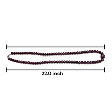Natural Ruby Necklace | Smooth 7–13mm Rondelle Beads 81 Pcs 405.55 Carats | Deep Burgundy Red VS Clarity | 22 Inch