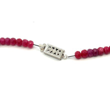 Natural Ruby Rondelle Facet Beads Precious Necklace
