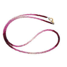 Natural Ruby Rondelle Facet Cut Beads Precious Necklace