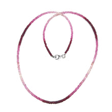 Natural Ruby Rondelle Facet Cut Beads Precious Necklace